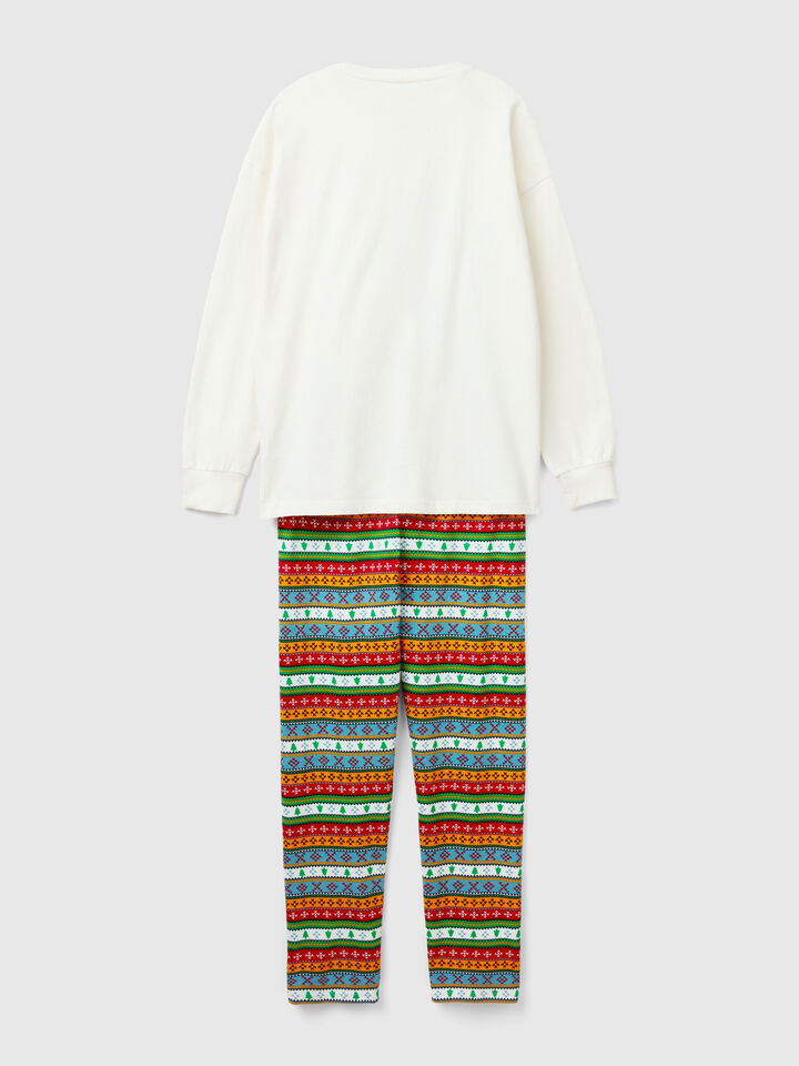 PYJAMA(SWEATER+TROUS Mujer image number 5